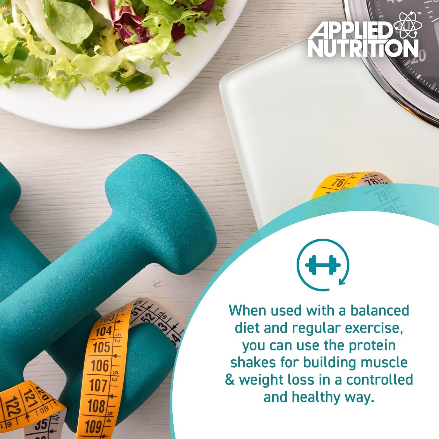 Applied Nutrition Diet Whey – Strawberry Flavour – 1.8 kg (72 Servings) – High Protein, Low Carb & Sugar – Weight Management with CLA, L‑Carnitine & Green Tea