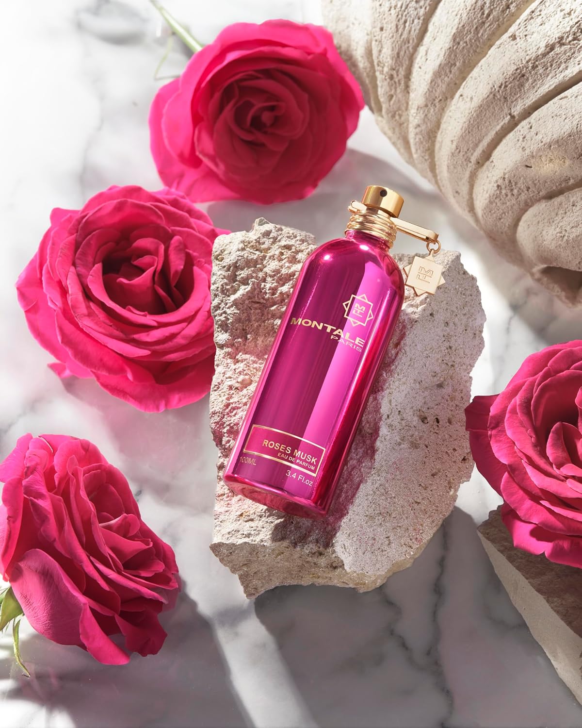 Montale Paris Roses Musk Eau de Parfum – Elegant Floral Musk Scent – 100ml