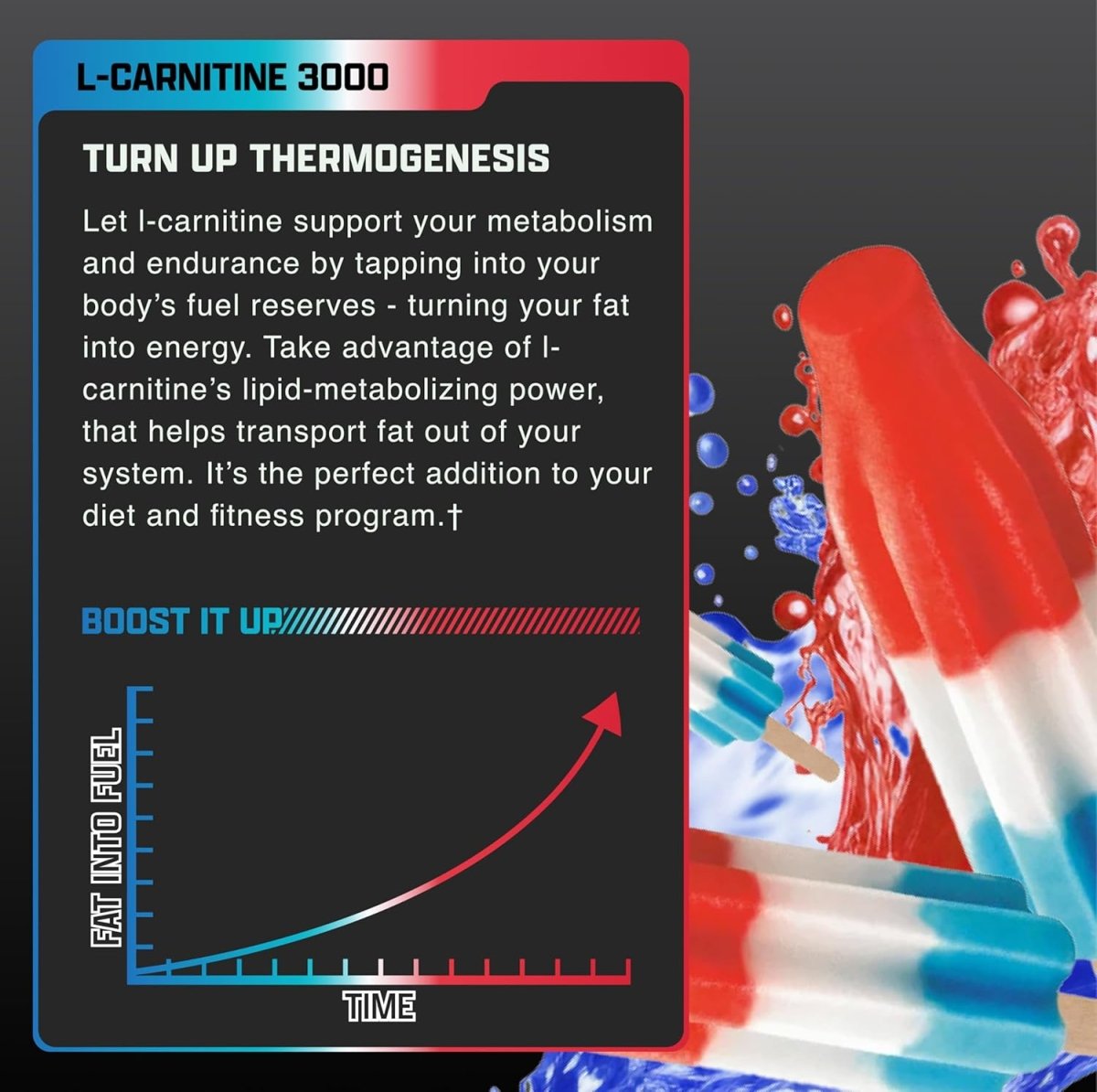 Nutrex Liquid L‑Carnitine 3000 – Lunar Pop – 31 Servings - Premium Liquid Carnitine, Fat Metabolism, Energy & Endurance Support - END General Trading