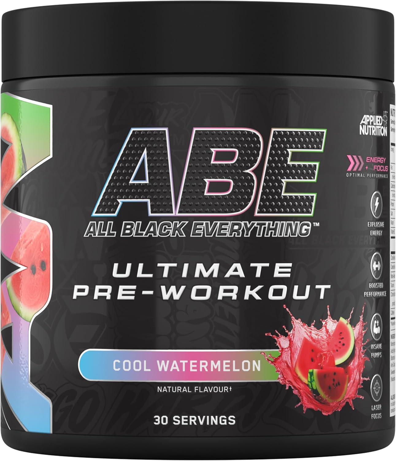 Applied Nutrition ABE Ultimate Pre‑ CWatermelonool Workout | Energy Focus & Endurance