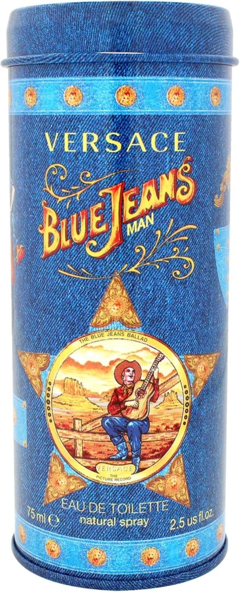 Versace Blue Jeans Man Eau de Toilette – Classic Masculine Scent – 75ml - END General Trading