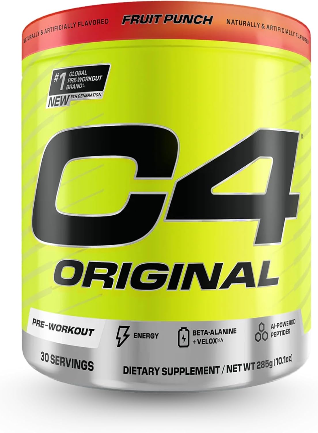 Cellucor C4 Original Pre‑Workout – Fruit Punch – 30 Servings – Explosive Energy & Endurance - END Nutrition