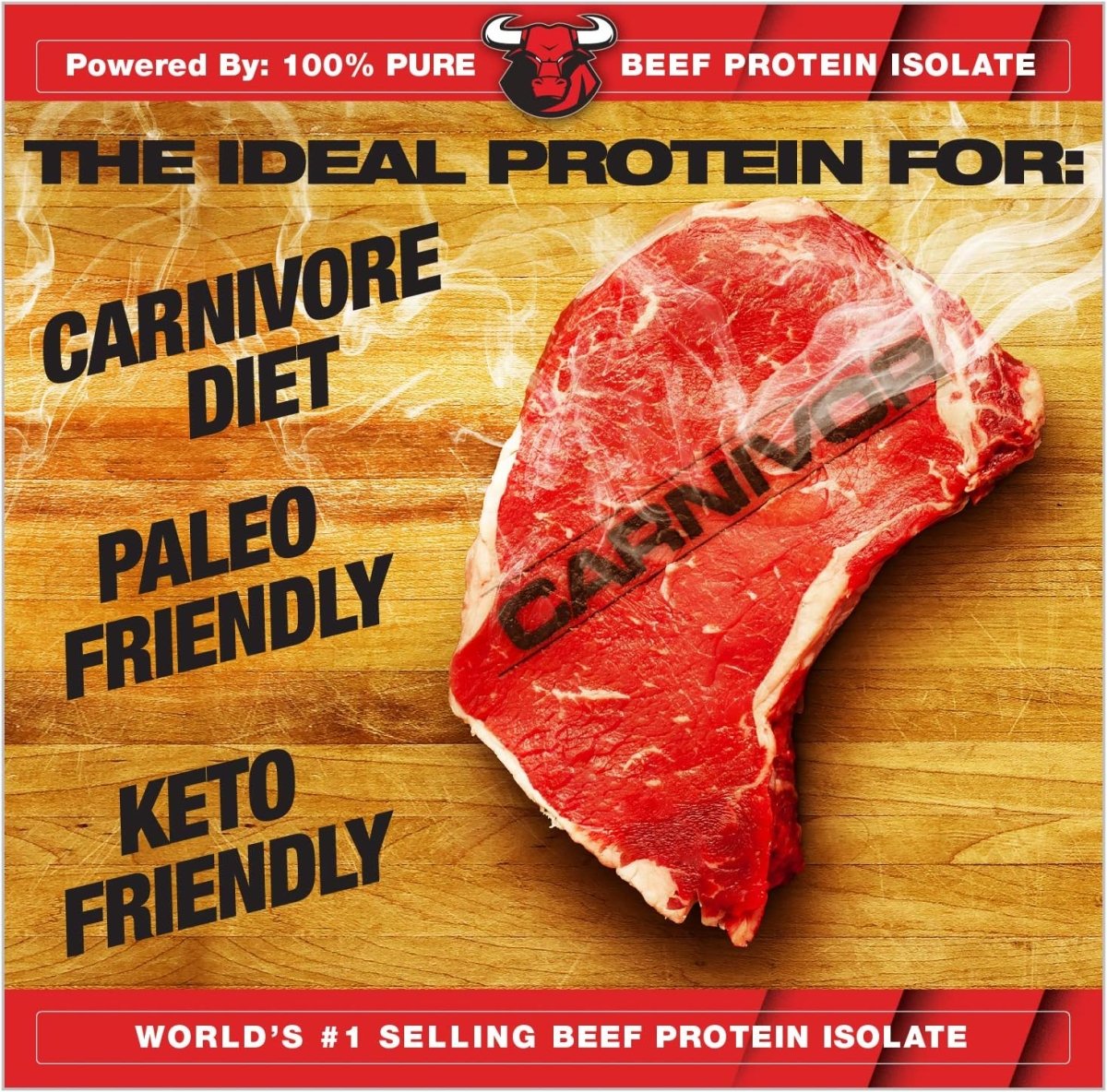 MuscleMeds Carnivor Beef Protein Isolate Powder – Fruit Punch High - Protein Muscle Builder - END Nutrition