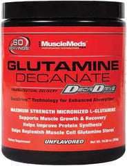 MuscleMeds Glutamine Decanate Powder 60 Servings – Micronized L-Glutamine Recovery Support
