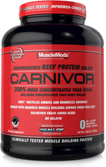 MuscleMeds Carnivor Beef Protein Isolate Rocket Pop 56 Servings–Muscle Building Protein, 23g Protein