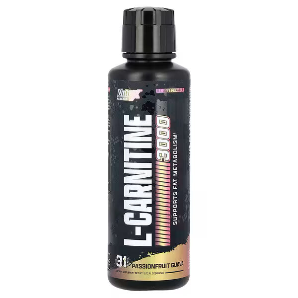 Nutrex Liquid L‑Carnitine 3000 – Passion Fruit Guava – 31 Servings – Fat Metabolism, Energy & Endurance Support - END General Trading