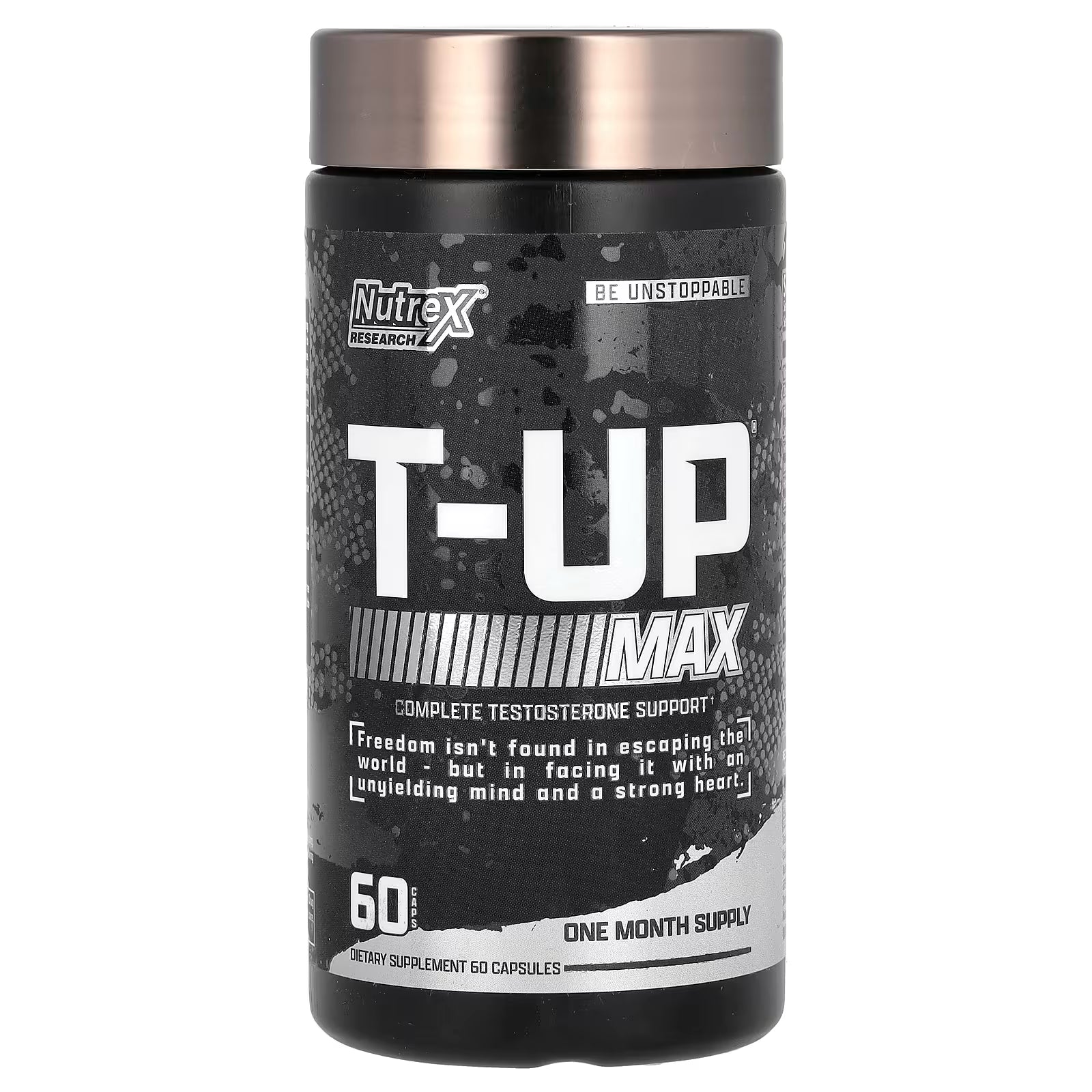 Nutrex T‑Up – 60 Capsules – Natural Testosterone Support – Strength, Muscle Growth & Performance