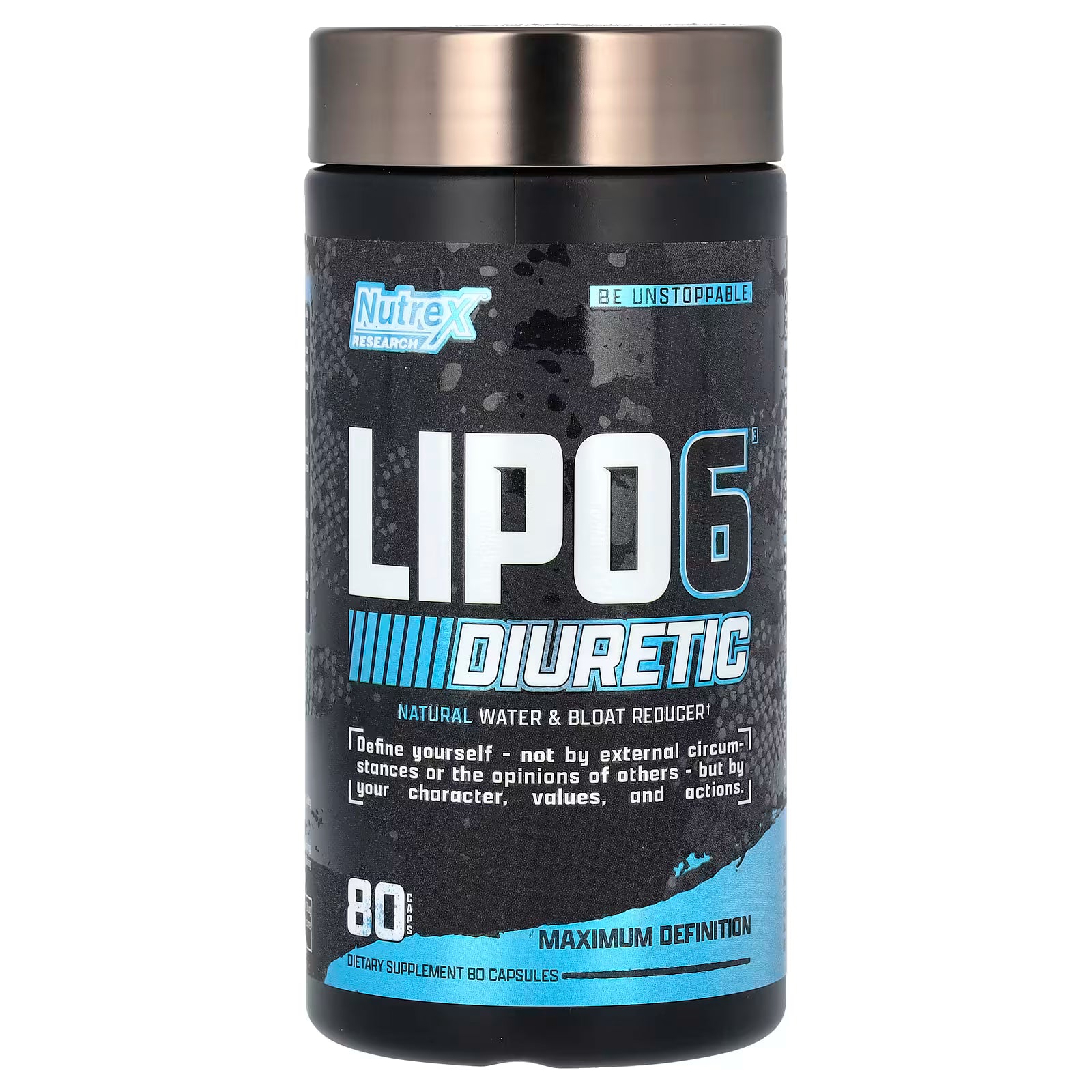 Nutrex Lipo‑6 Black Diuretic Water Pills 80 Caps | Reduce Bloat, Water Weight & Support Muscle - Endnutrition.com