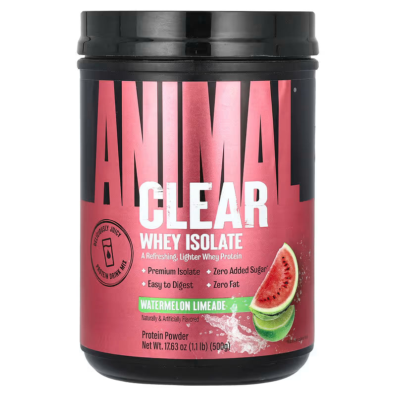 Universal Nutrition Animal Clear Whey Isolate – Watermelon Limeade Flavor – 500 g