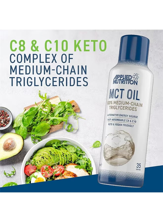 Applied Nutrition MCT Oil – 490 ml – Keto, Paleo & Low‑Carb Energy Source