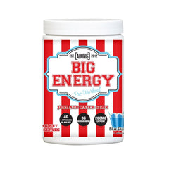 Adonis Big Energy Pre Workout Blue Slushie 414g | Intense Energy & Focus