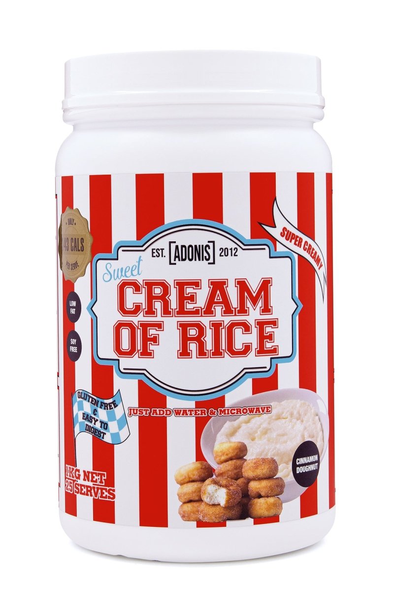 Adonis Sweet Cream of Rice Cinnamon Doughnut 1kg | Gluten - Free Protein Meal - END Nutrition