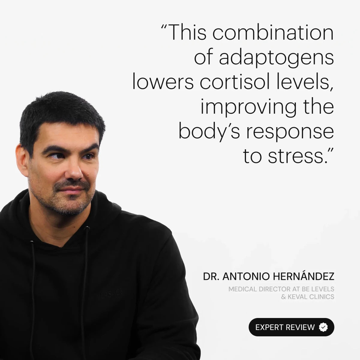 Be Levels Be Calm – Stress Relief & Relaxation – Vegan Adaptogen Formula with Ashwagandha, Rhodiola, L‑Theanine, Magnesium & Vitamin B6 - END Nutrition