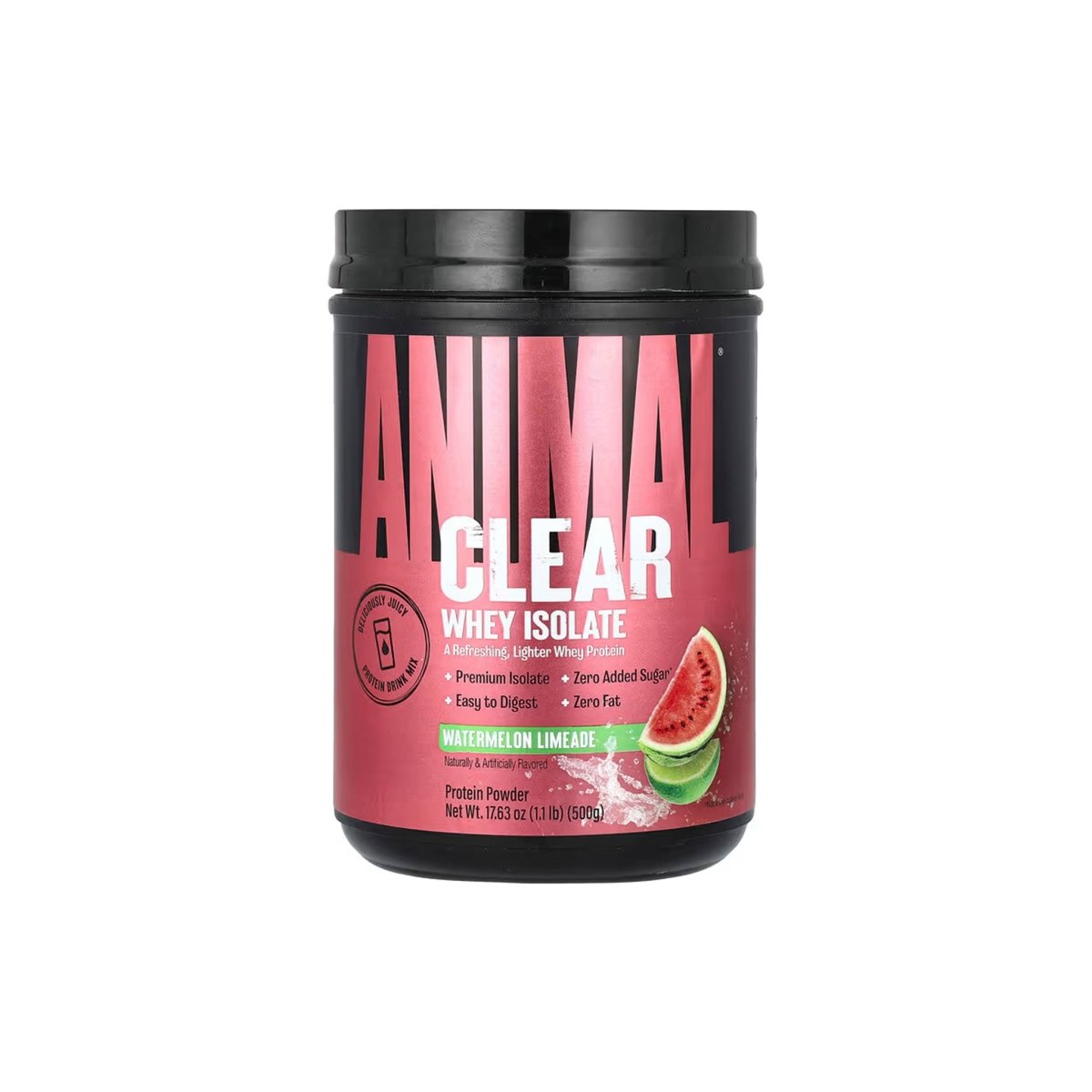 Universal Nutrition Animal Clear Whey Isolate – Watermelon Limeade Flavor – 500 g - endnutrition.com