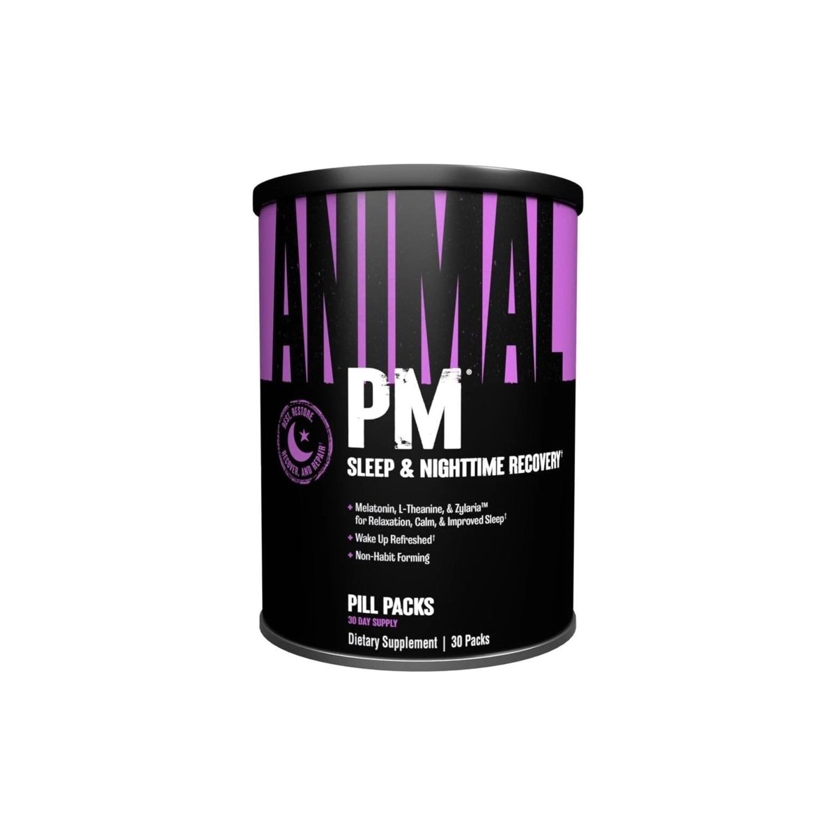 Universal Nutrition Animal PM Sleep & Night‑Time Recovery – Multivitamin & Amino Complex – With Magnesium, Zinc, Adaptogens & Herbal Extracts – Deep Sleep, Muscle Recovery & Immune Support – 30 Packs - endnutrition.com