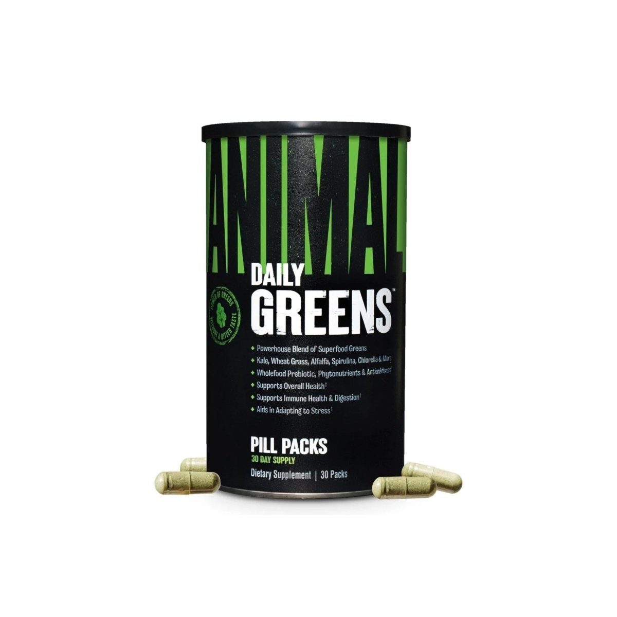 Universal Nutrition Animal Daily Greens – Superfood & Antioxidant Blend – Immunity, Digestion & Wellness – 30 Packs - endnutrition.com