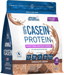 Applied Nutrition 100% Casein Protein | Chocolate Cream 900g  | Overnight Recovery & Muscle Growth