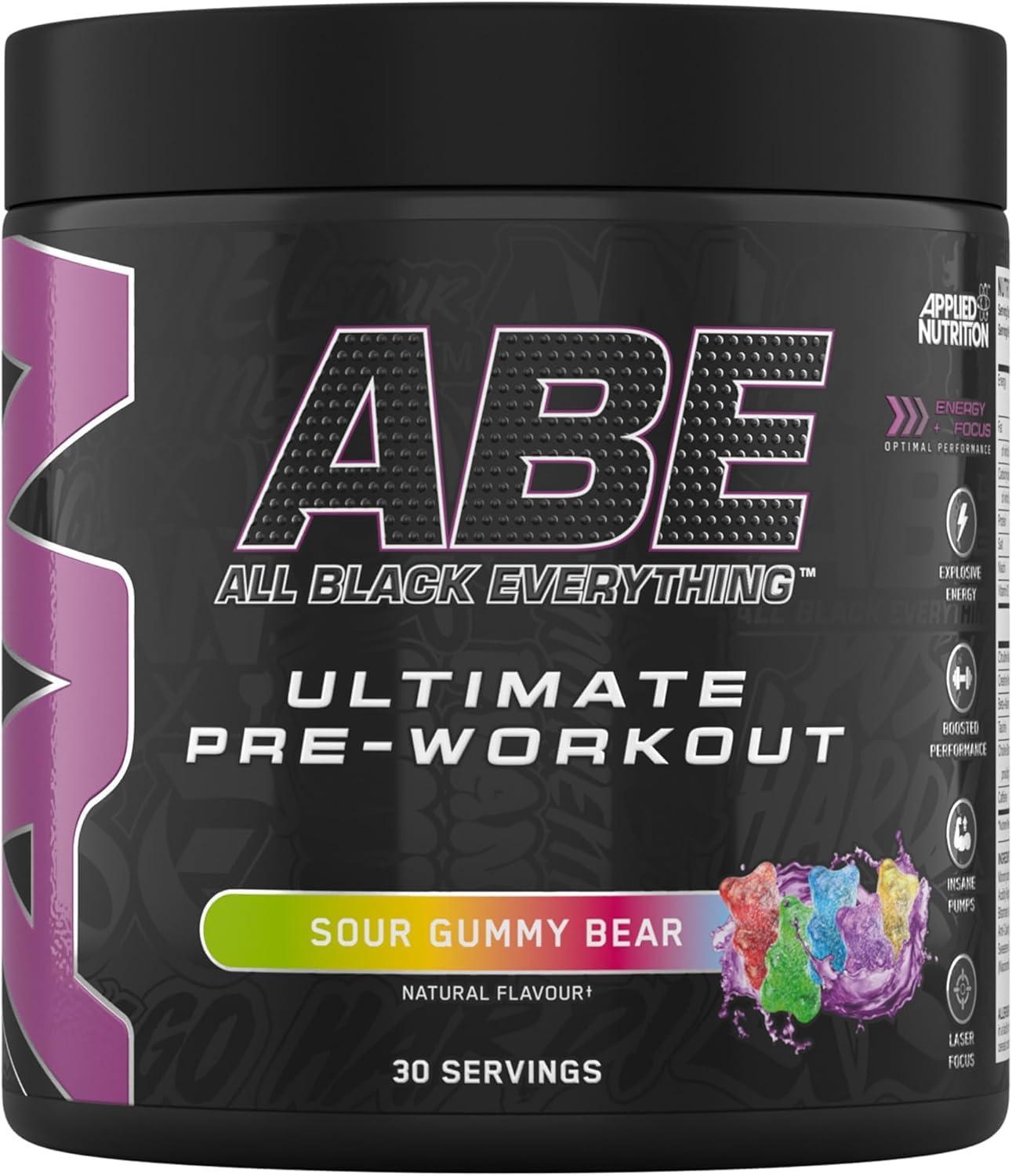 Applied Nutrition ABE Ultimate Pre - Workout | Sour Gummy Bear | 30 Servings - END Nutrition