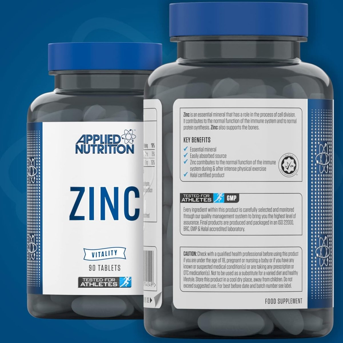 Applied Nutrition Zinc 15 mg | Immune, Skin, Hair & Nail Support - END Nutrition