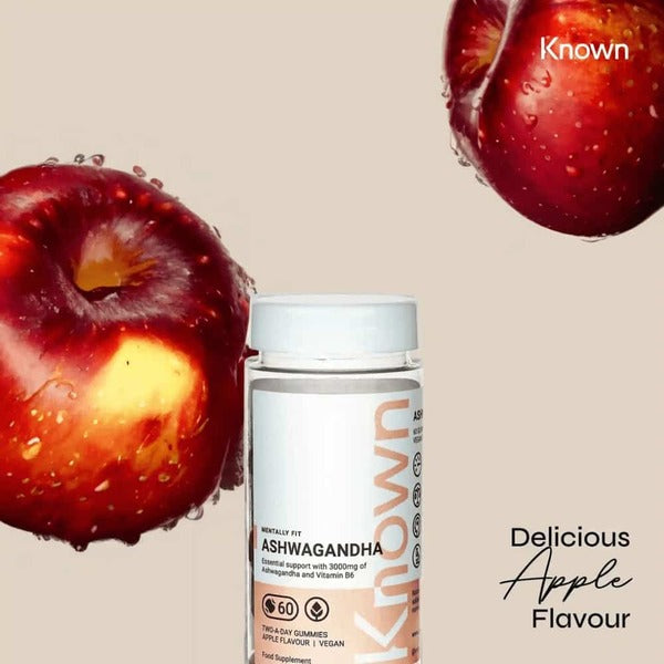 Ashwagandha Apple Vegan Gummy Supplement | Known Nutrition