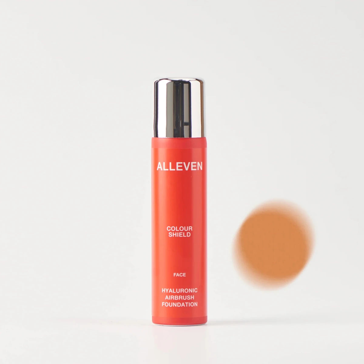 ALLEVEN Color Shield Face Hyaluronic Airbrush Foundation Spray – Sand – Hydrating, Antioxidant & HD Pigment Coverage – 100 ml - END Nutrition