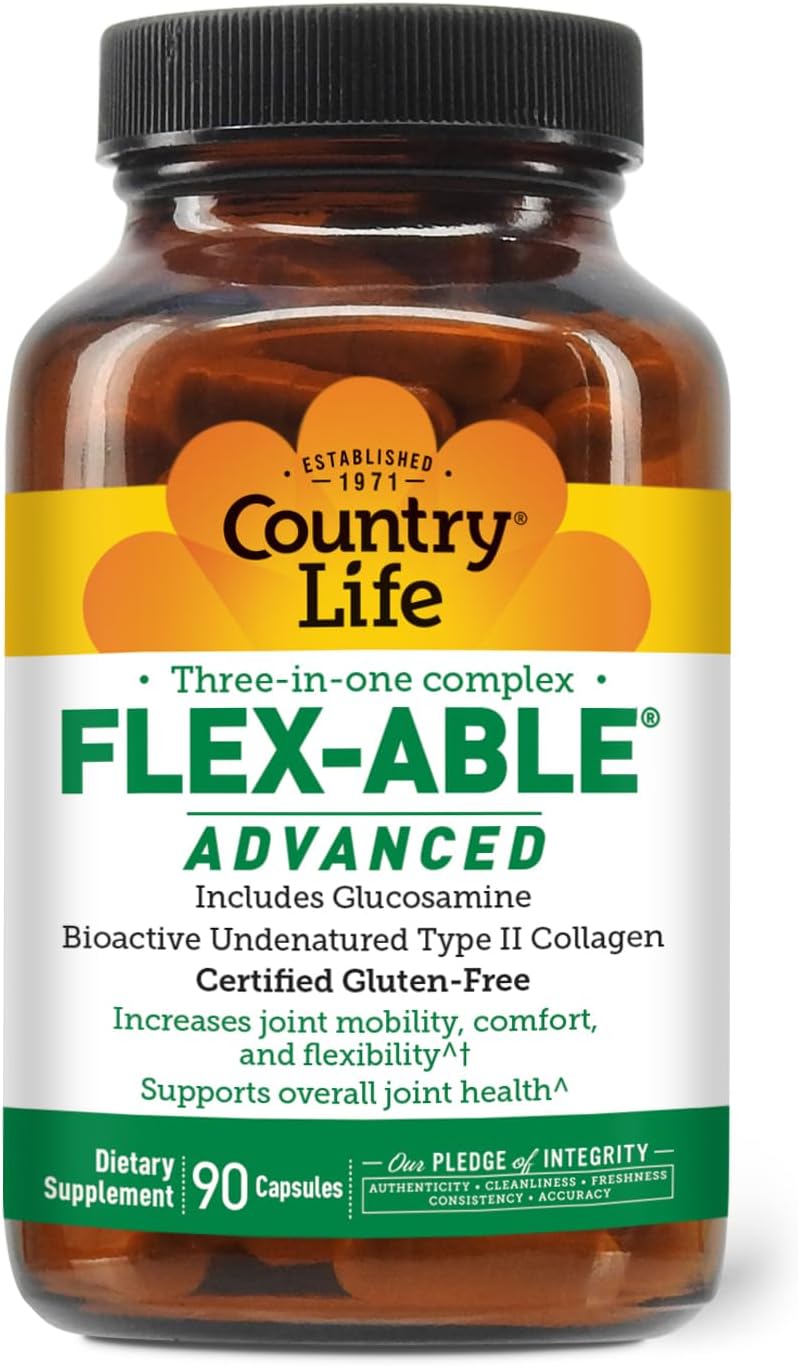 Country Life Flex‑Able Advanced 90 Capsules | Joint Comfort & Flexibility