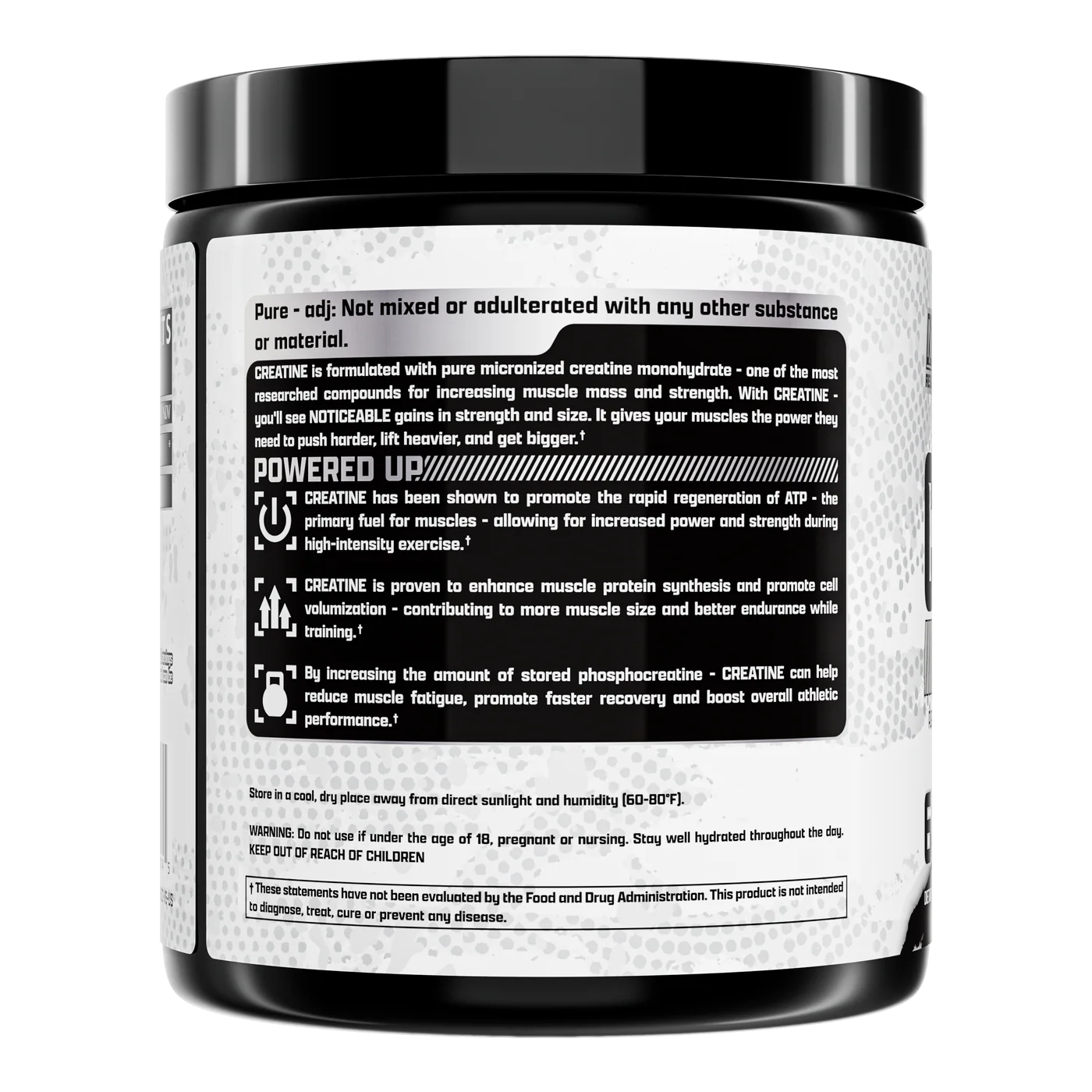 Nutrex Creatine Monohydrate – Pure Micronized Powder – Strength, Power & Recovery Support – 300 g