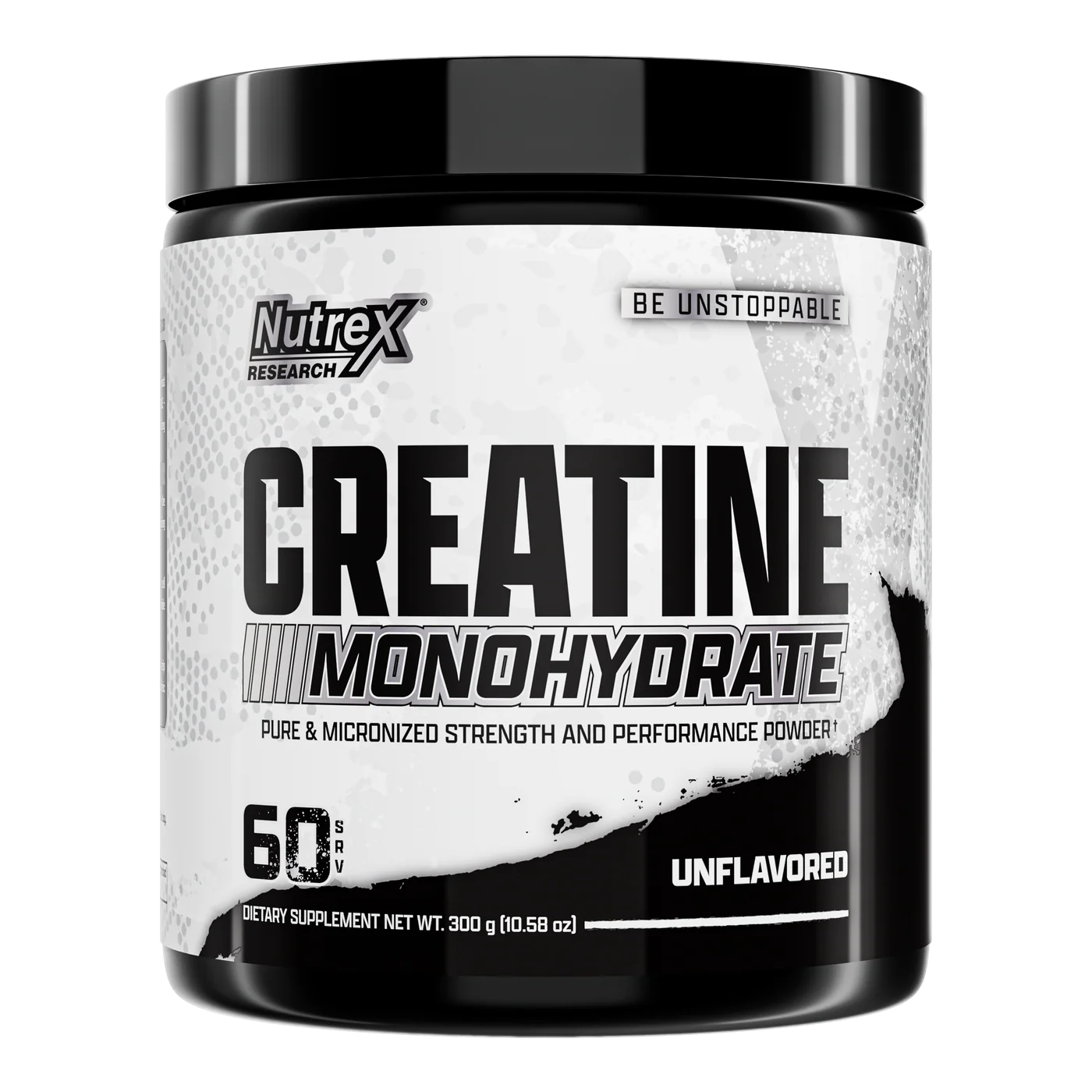 Nutrex Creatine Monohydrate – Pure Micronized Powder – Strength, Power & Recovery Support – 300 g