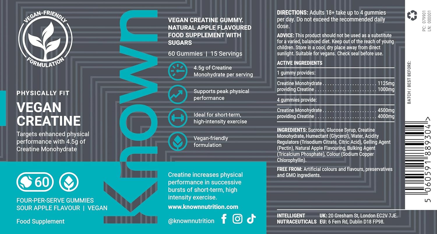 Creatine Gummies - Sour Apple | Workout & Strength Support