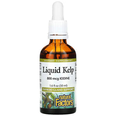 Natural Factors Kelp Extract 800 mcg 50ml – Thyroid & Metabolism Support