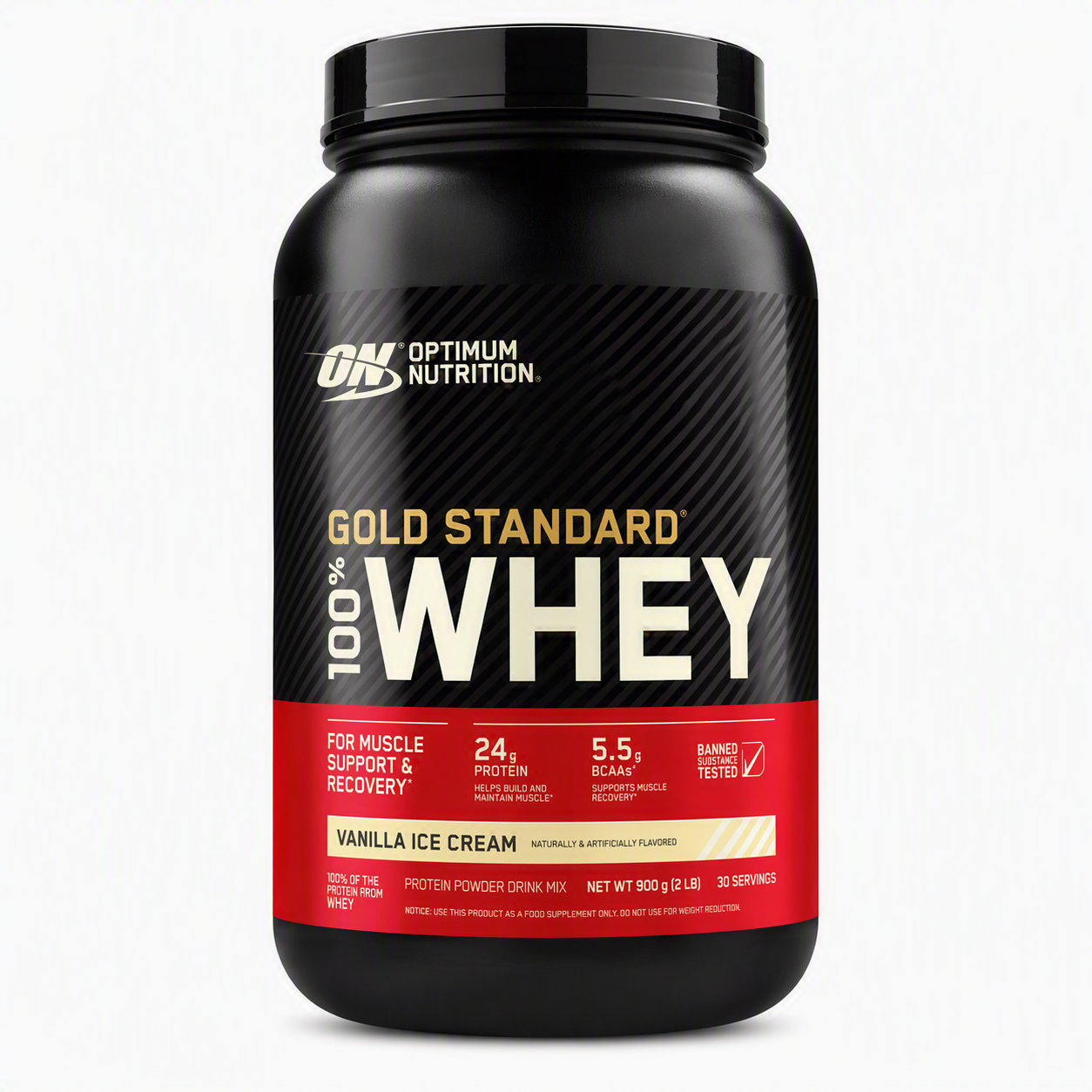 Optimum Nutrition Gold Standard 100% Whey Protein Vanilla Ice Cream | Muscle Building & Recovery - END Nutrition