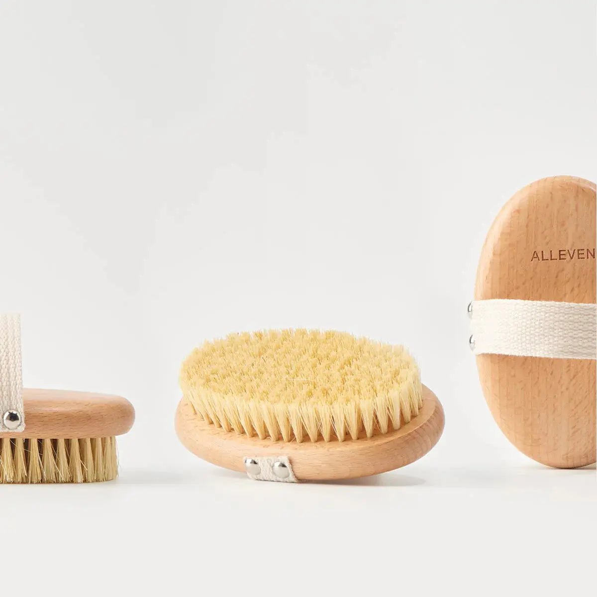 ALLEVEN Detox Revitalizing Body Brush | Dry Exfoliating Buffer - END Nutrition