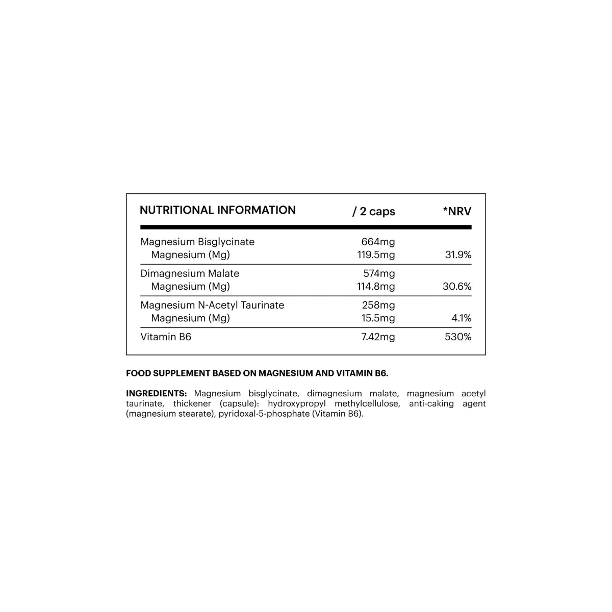 Be Levels triple magnesium – 120 Caps – Muscle, Energy & Nervous System Support - END Nutrition
