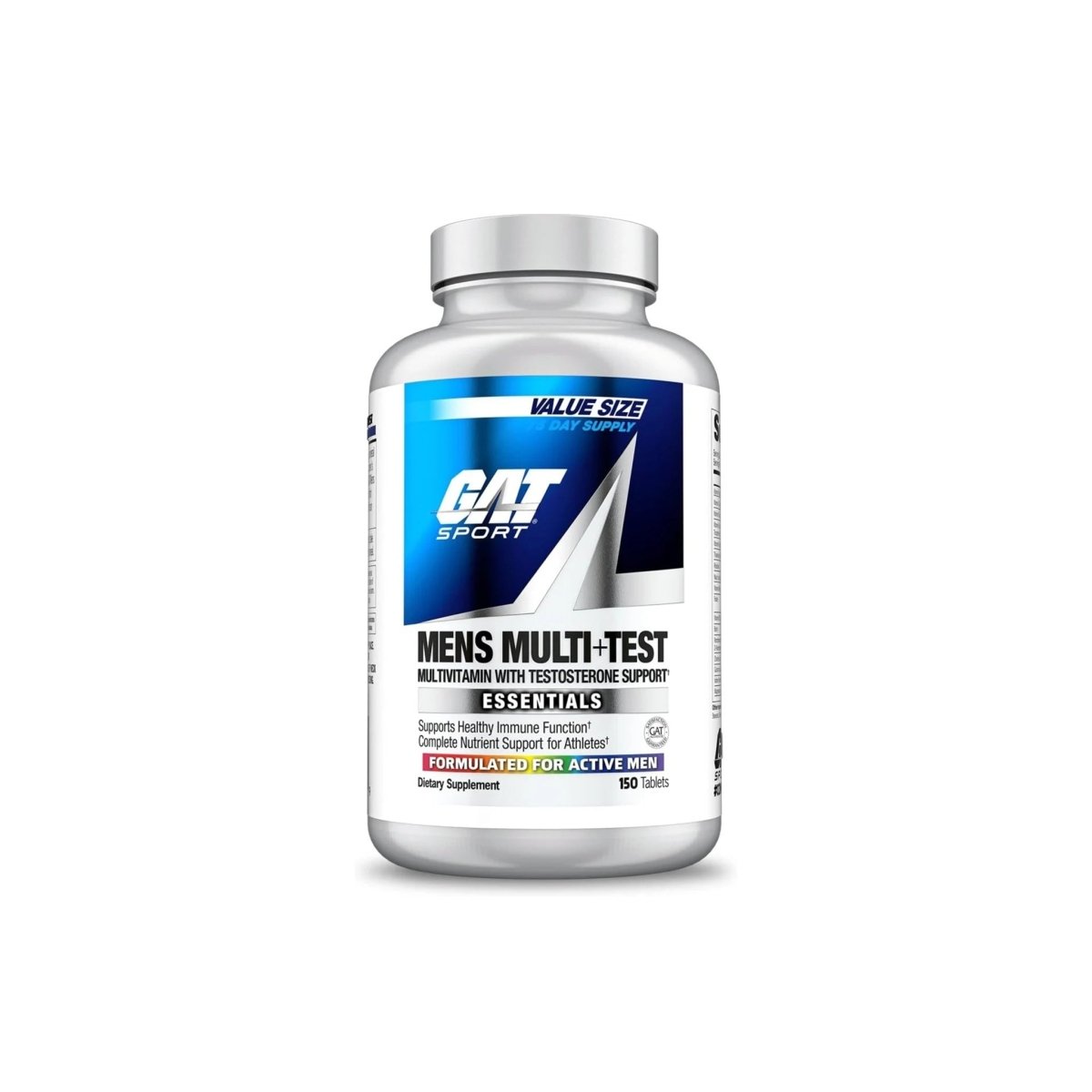 GAT Sport Men’s Multi + Test Multivitamin Tablets Testosterone Support Men’s Vitality 150 Count - endnutrition.com