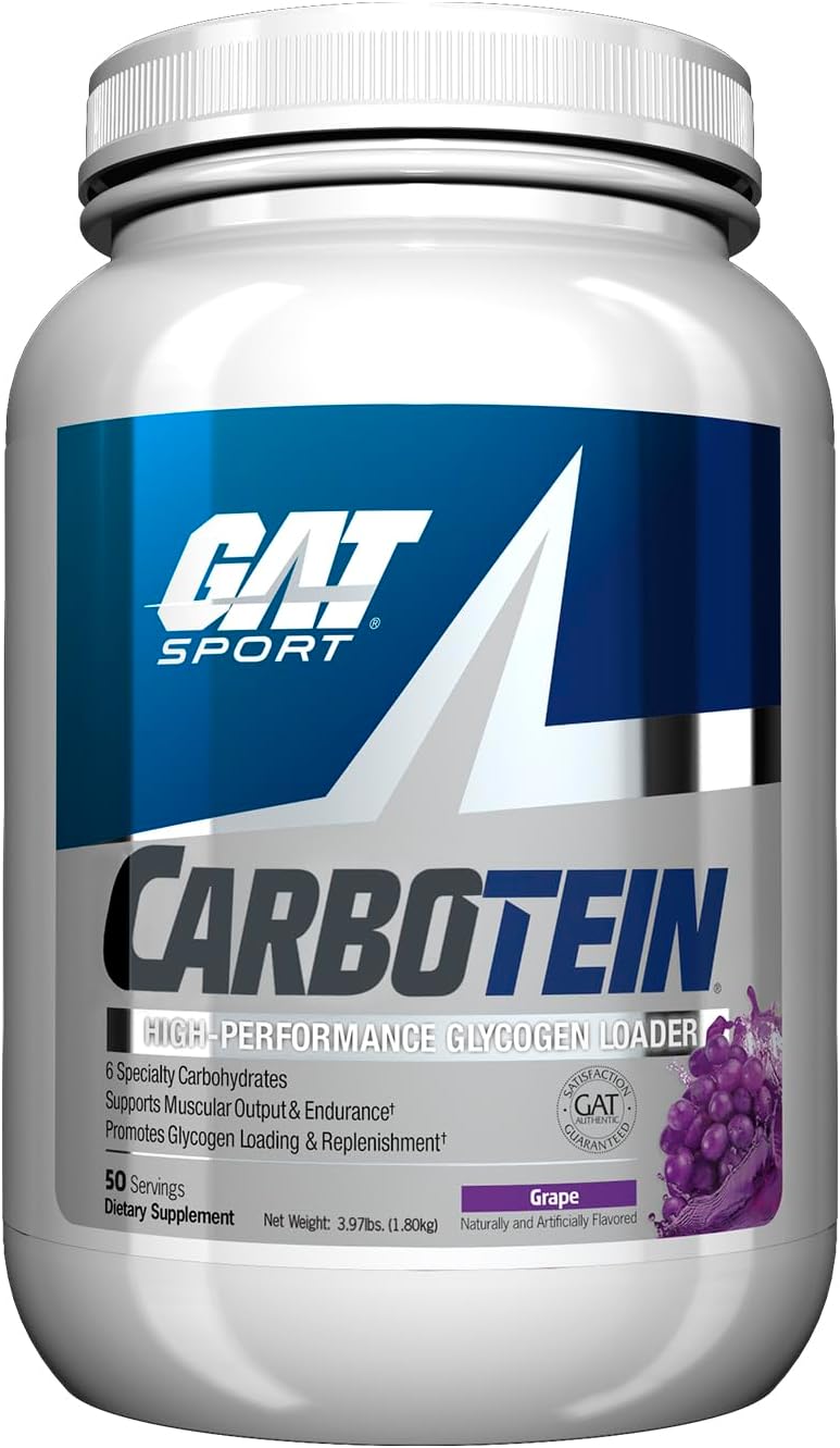 GAT Sport Carbotein Carbohydrate Supplement Grape Glycogen Loader 3.85 lbs - END Nutrition