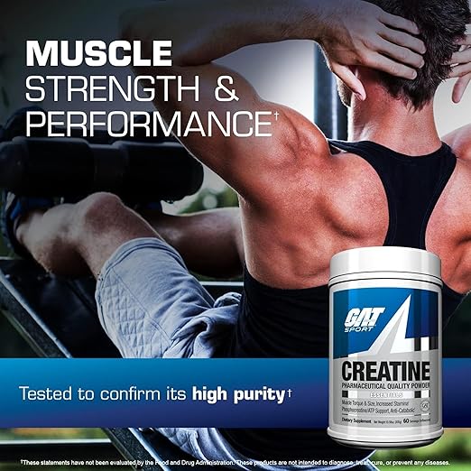 GAT Sport Creatine Monohydrate Unflavored 300g Muscle Strength & Power - END Nutrition