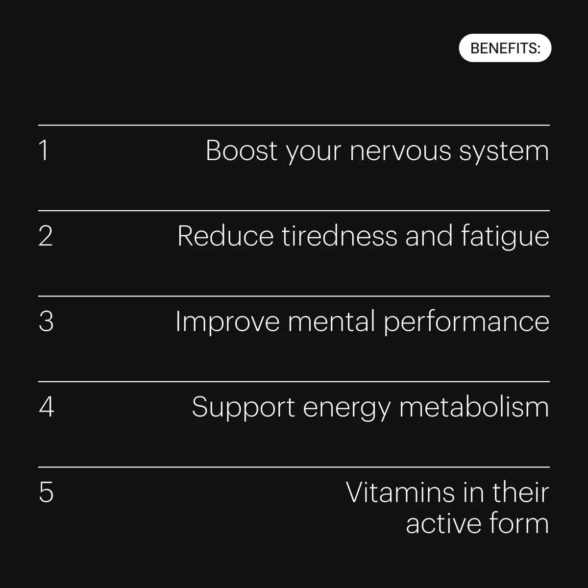 Be Levels B‑Complex – 60 Vegecaps, Vegan Supplement with Essential B Vitamins – Energy, Nervous System & Cognitive Support – 1 Month Supply - END Nutrition