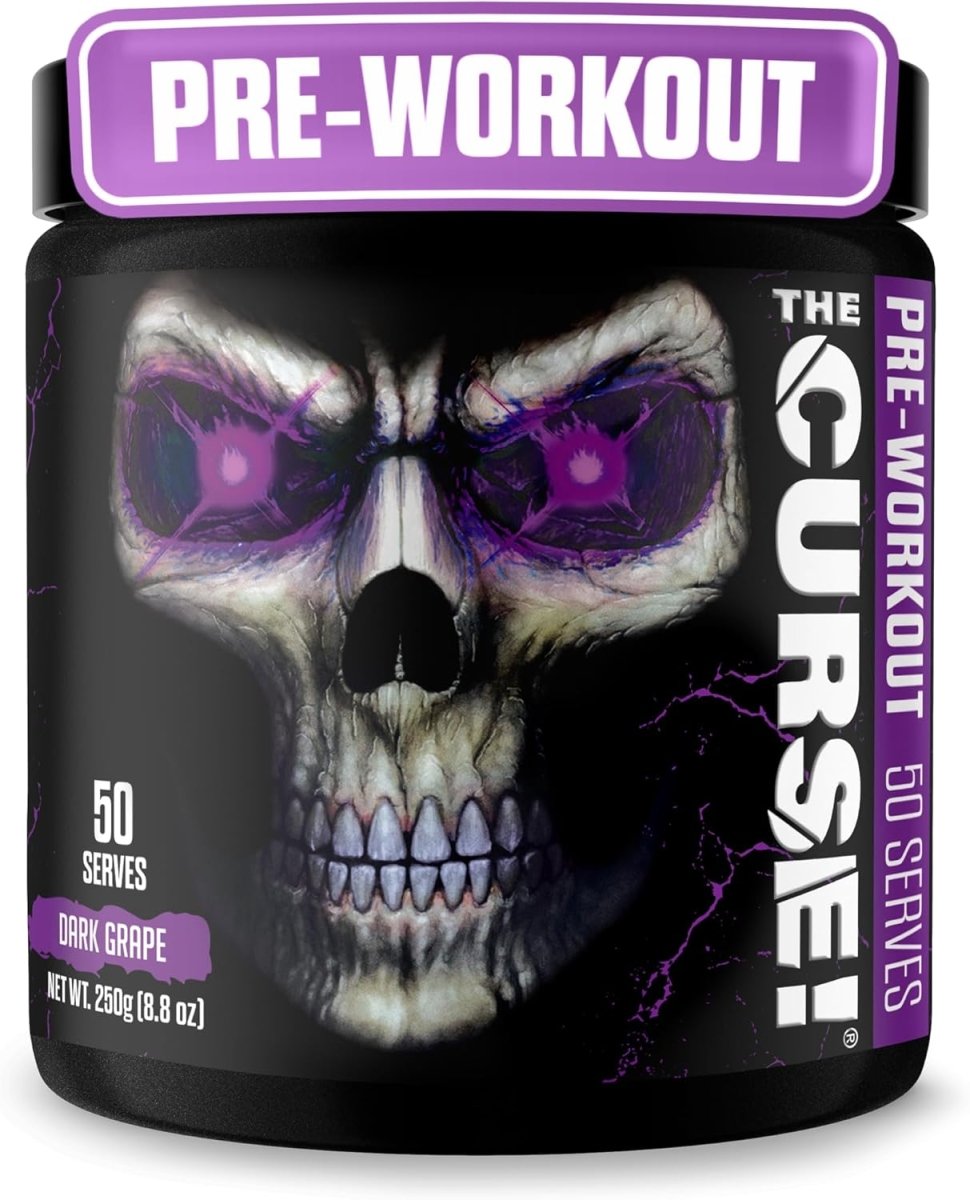 JNX Sports The Curse Pre - Workout Dark Grape Energy Focus & Pumps 255g 50 Servings - END Nutrition