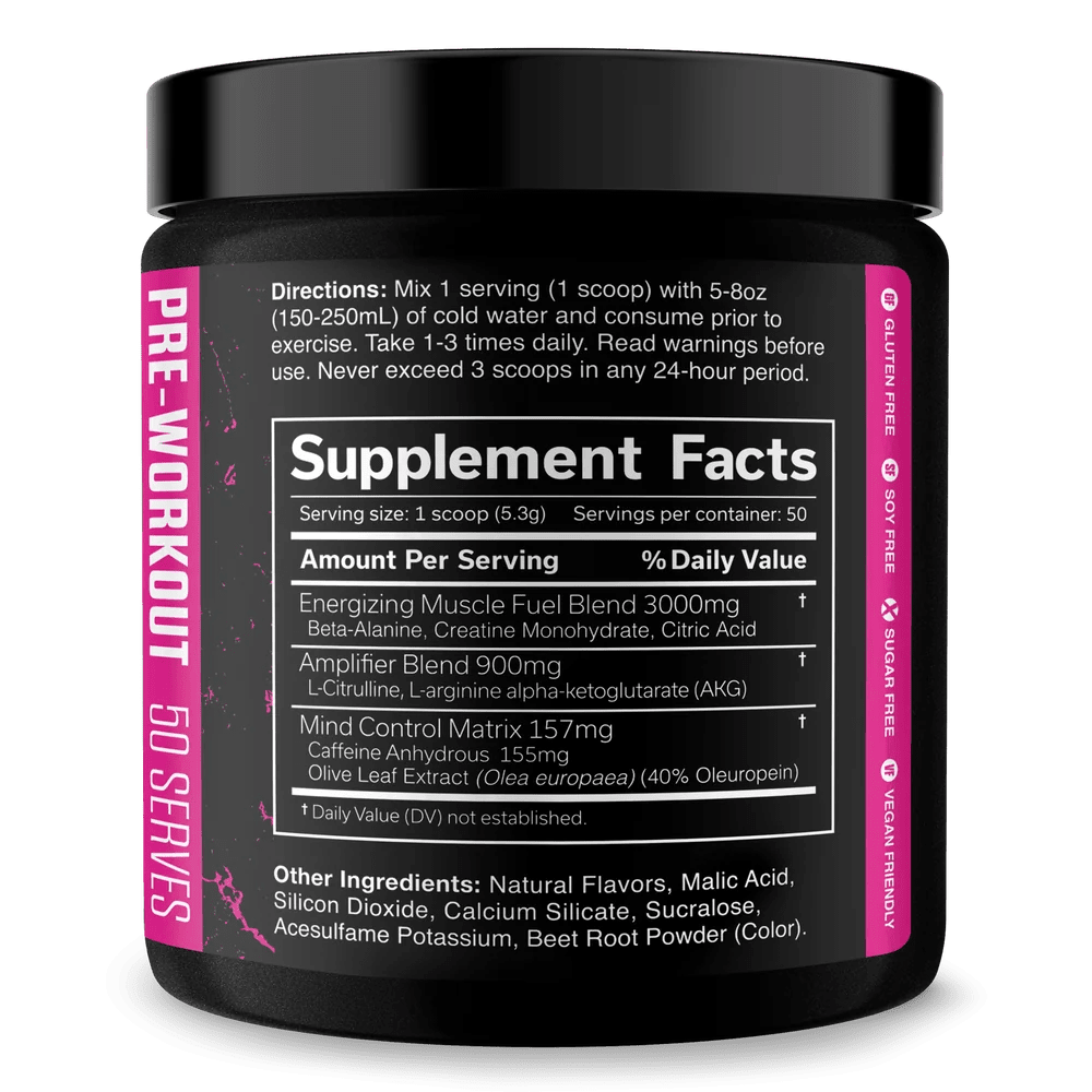 JNX Sports The Curse Pre Workout Tropical Storm 50 Servings – High Caffeine Energy & Pump Booster - endnutrition.com