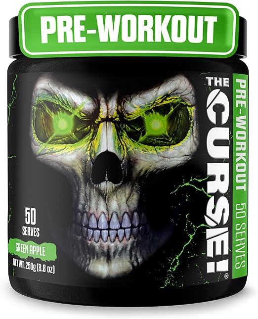 JNX Sports The Curse Pre Workout Green Apple 50 Servings Energy & Focus - END Nutrition