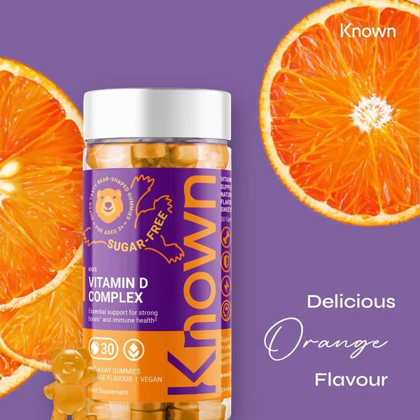 Kids Vitamin D Complex Vegan Gummies Supplements | Known Nutrition