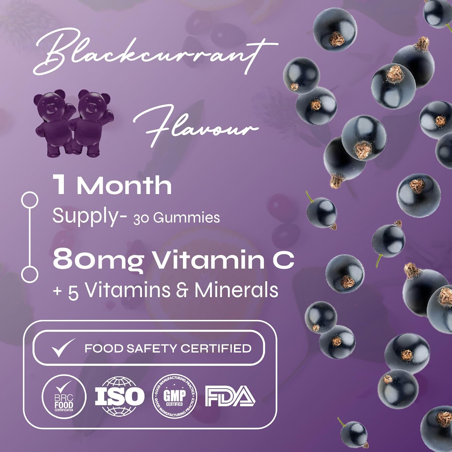 Known Kids Vitamin C Complex - Sugar-Free - Vegan Gummies Supplements | 80 mg Vitamin C - Zinc - Immune Support
