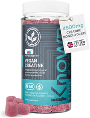 Known Creatine Gummies Watermelon 4500mg Muscle Strength & Recovery Vegan Supplement