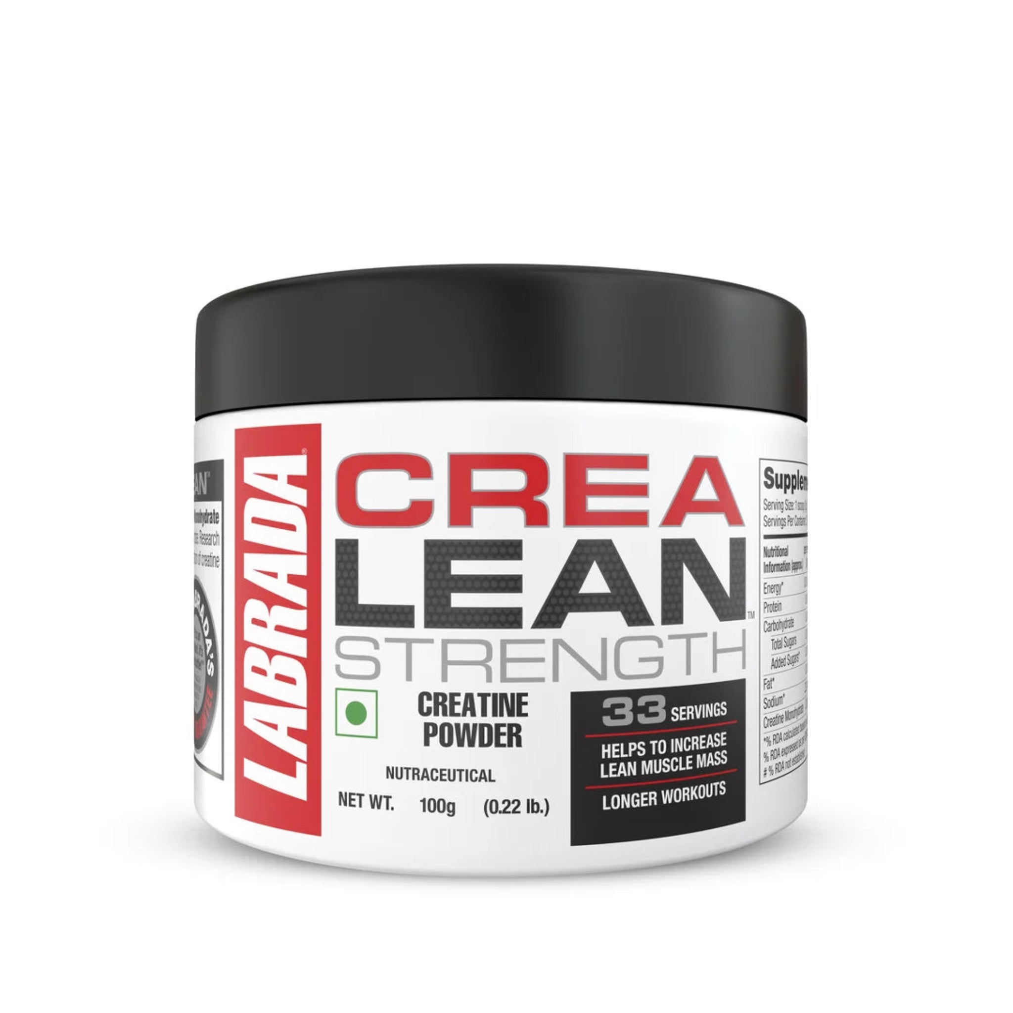 Labrada CreaLean Creatine Monohydrate – 5g per Scoop - END Nutrition