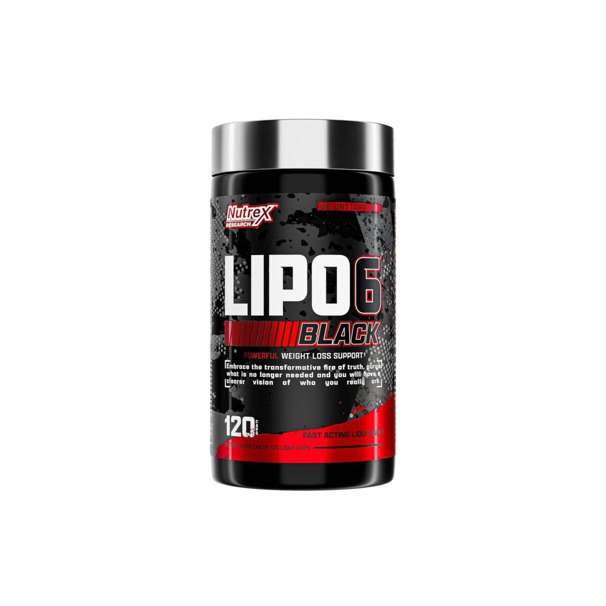 Nutrex Lipo-6 Black Max Strength Metabolism Support - 120 Capsules - endnutrition.com