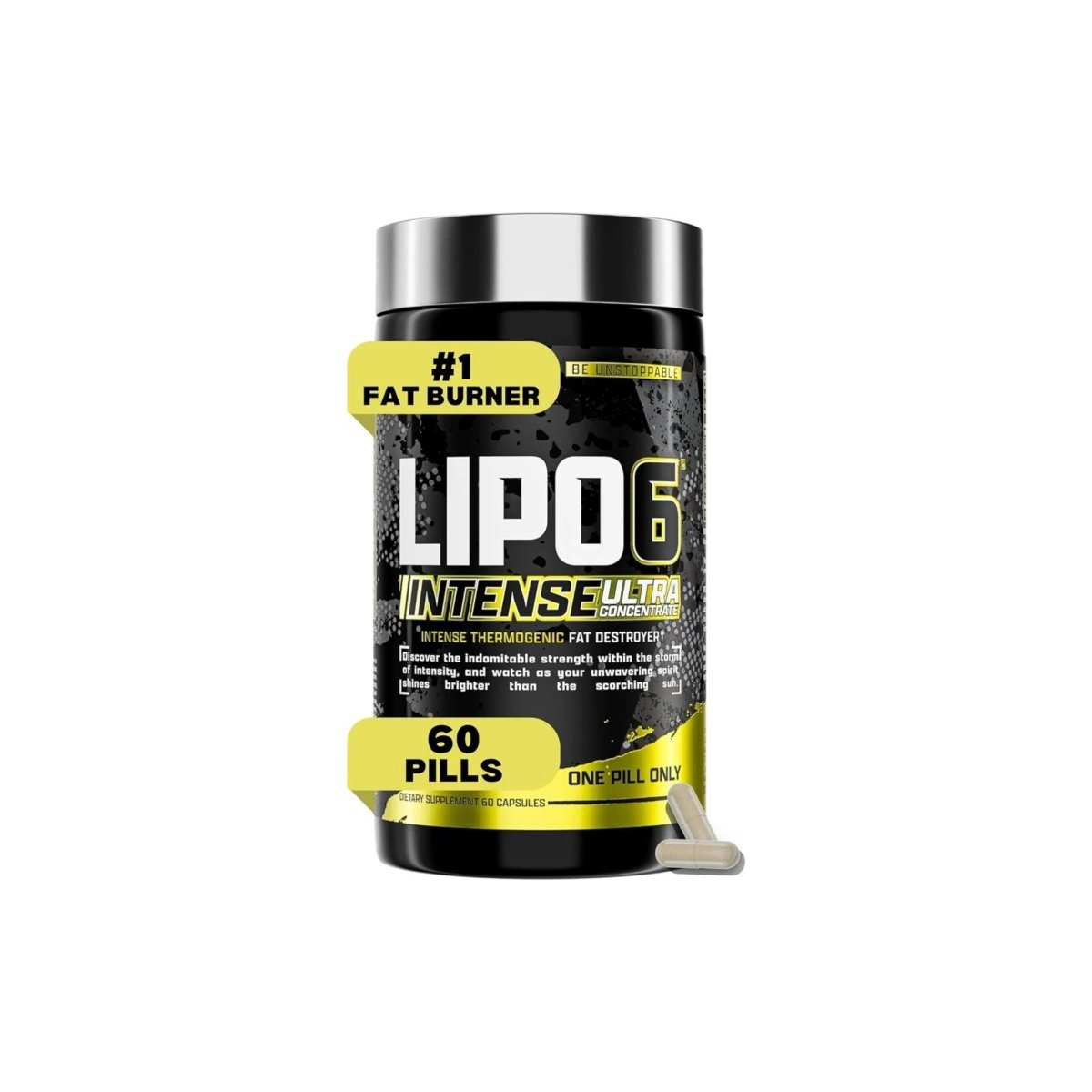 Nutrex Lipo‑6 Black Intense Ultra Concentrate 60 Capsules | Belly Fat Burner, Support Energy - endnutrition.com