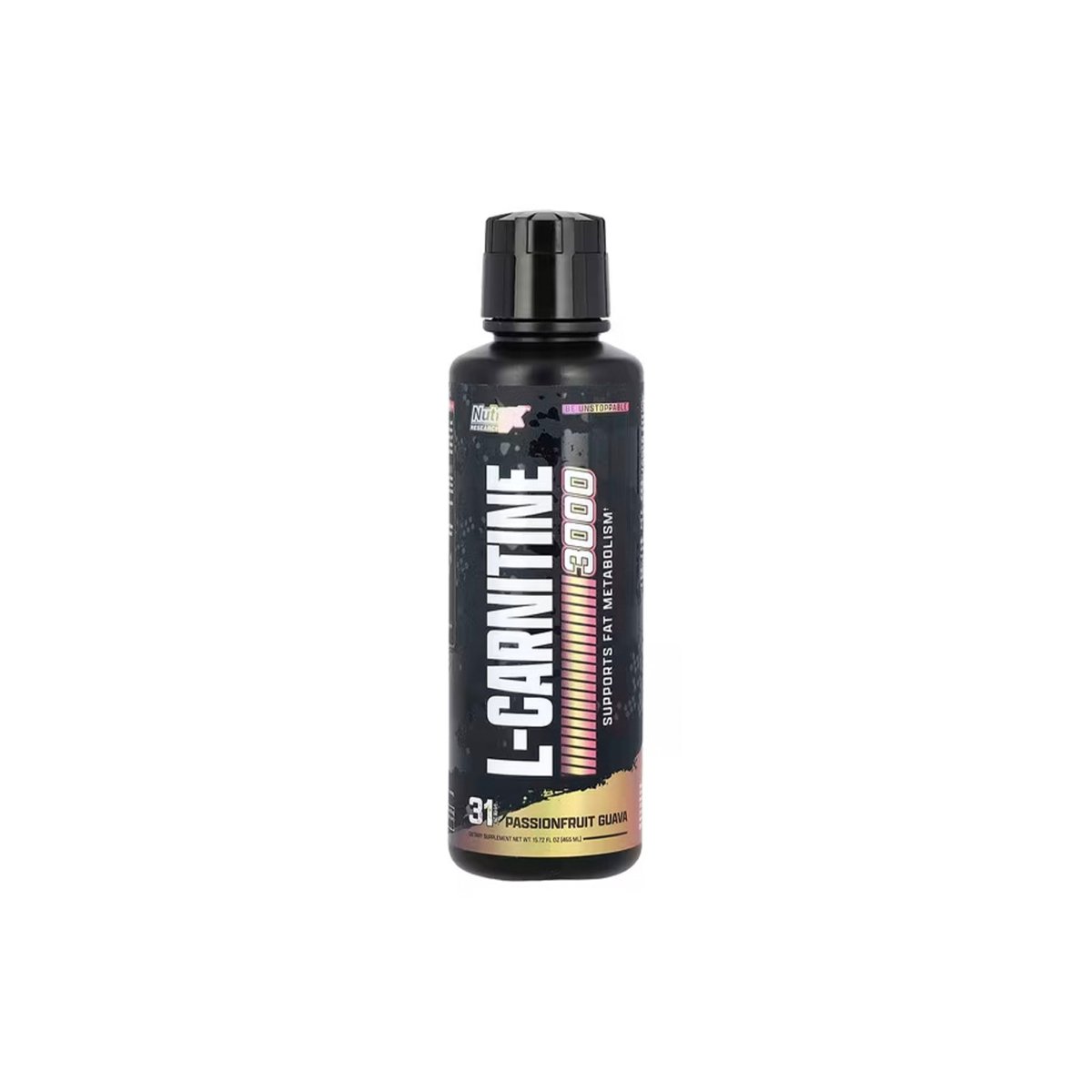 Nutrex Liquid L-Carnitine 3000, Passion Fruit Guava, 31 Servings – Metabolism, Energy & Endurance Support - endnutrition.com