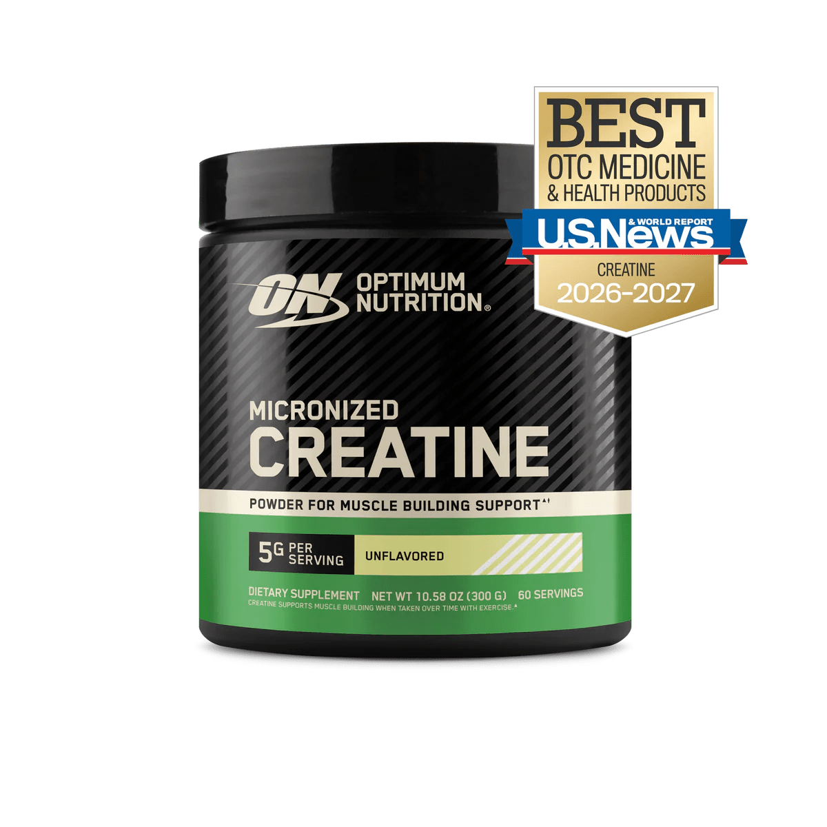 Optimum Nutrition Creatine Powder – Not Flavored – 300g - Endnutrition.com