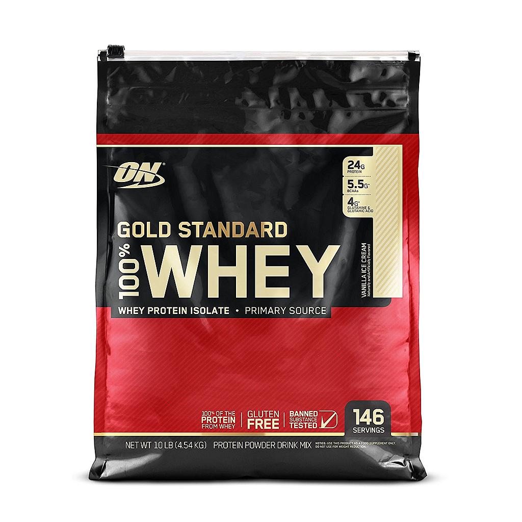 Optimum Nutrition Gold Standard 100% Whey Protein Vanilla Ice Cream | Muscle Building & Recovery - END Nutrition