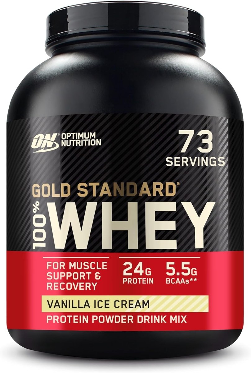 Optimum Nutrition Gold Standard 100% Whey Protein Vanilla Ice Cream | Muscle Building & Recovery - END Nutrition